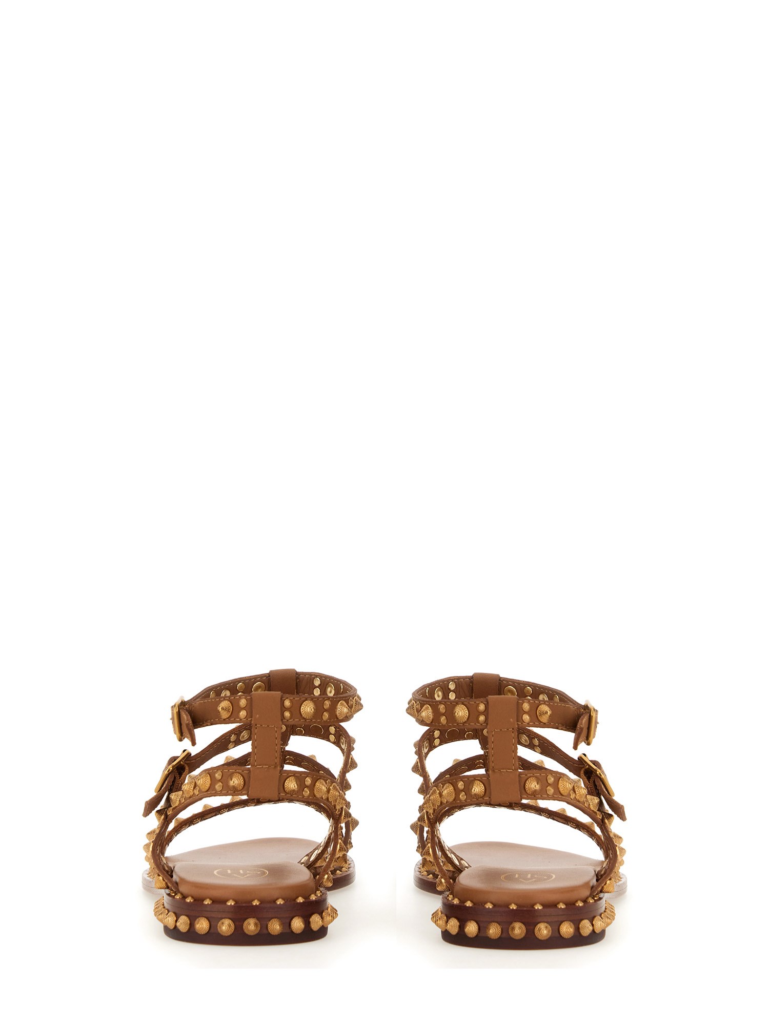 ASH    STUDDED LEATHER SANDAL