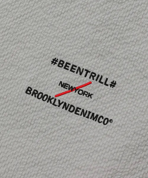 BEEN TRILL  |Street Style Plain Short Sleeves Logo Tops