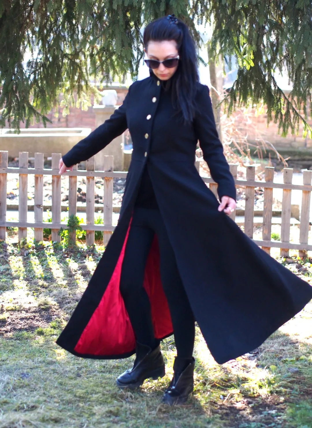 Black long wool coat/long cashmeere coat/Long oversized coat/long maxi coat/long wool coat/woman long cashmeere coat//long winte