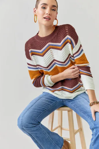 Bora Chevron Sweater
