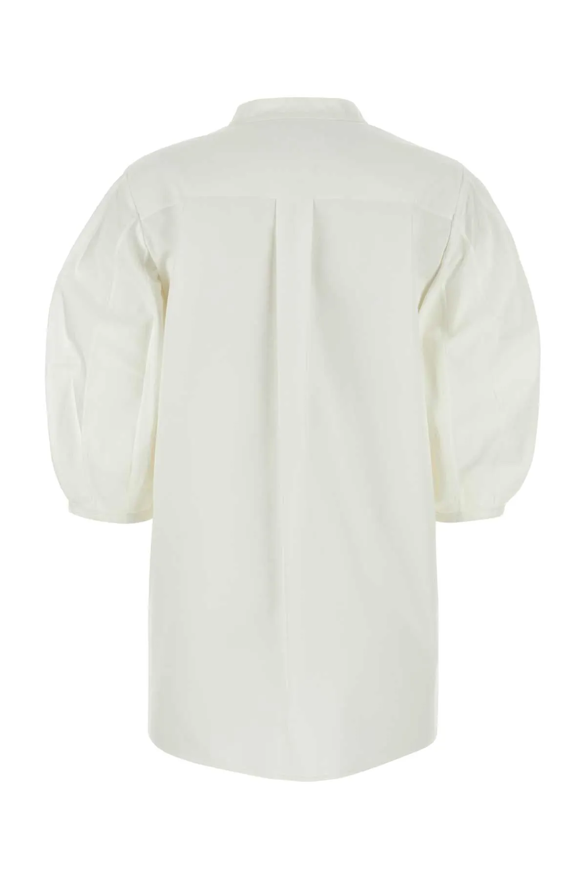 Chloe White Poplin Blouse