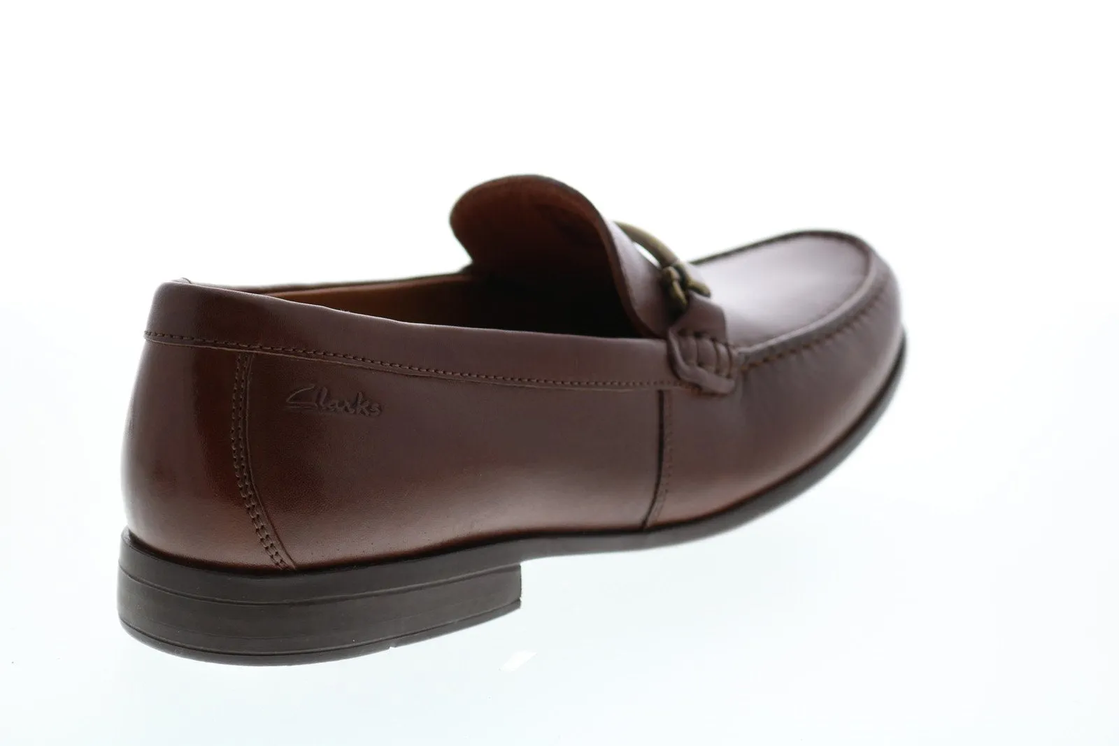 Clarks Claude Stride 26147692 Mens Brown Loafers & Slip Ons Penny Shoes