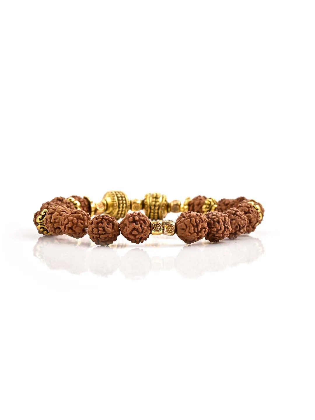 Classic Rudraksha Mens Bracelet