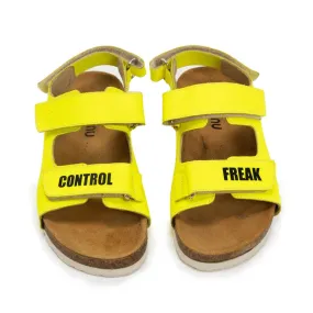 control freak leather sandals