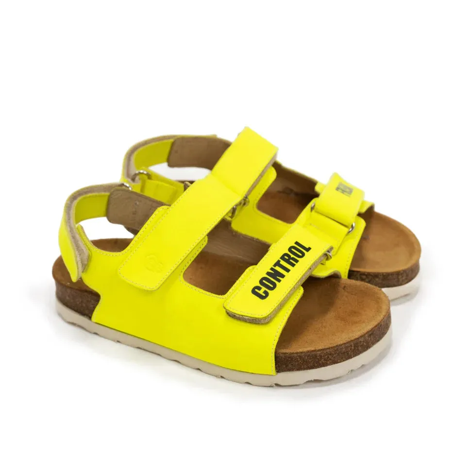 control freak leather sandals