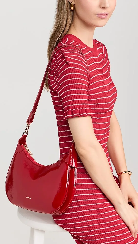 Florian London   Clara Glossy Shoulder Bag 