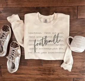 Football Script Sweatshirt