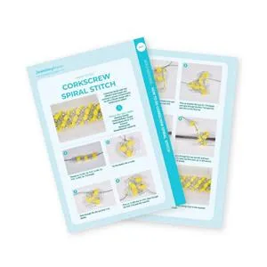 Introduction to Seed Beading: How to do a Corkscrew Spiral Downloadable PDF