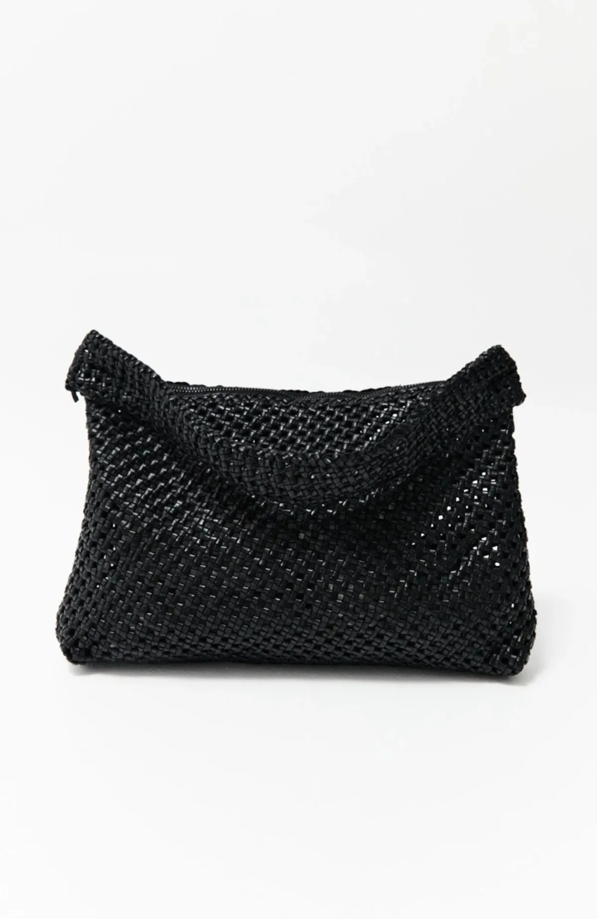 Macrame Shoulder Bag - Black