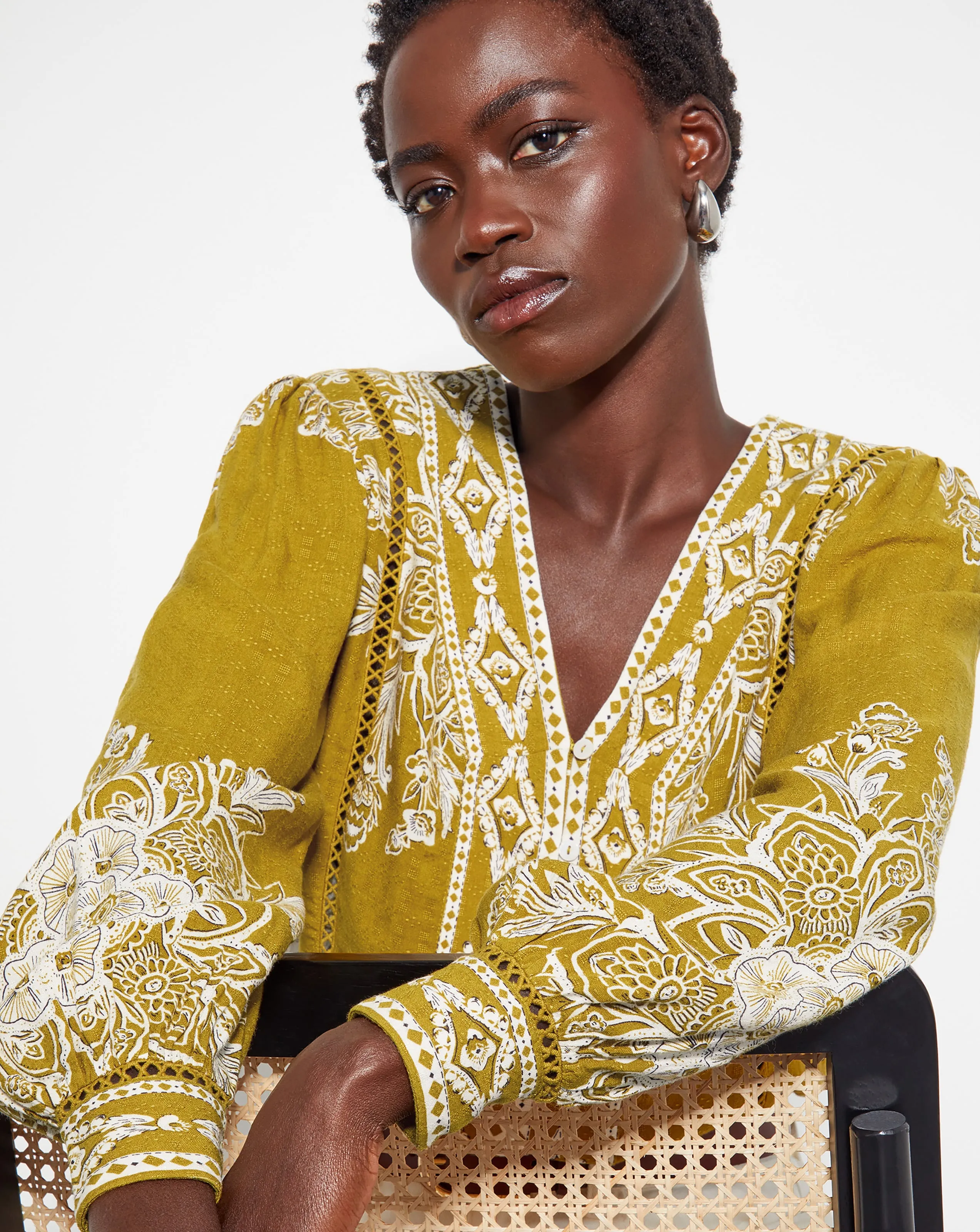 Monsoon Tillie Floral Print Blouse | Simply Be