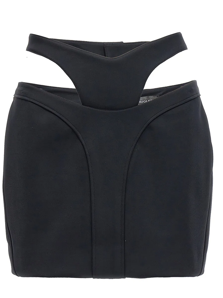 Mugler    Mugler Stretch Thong Skirt