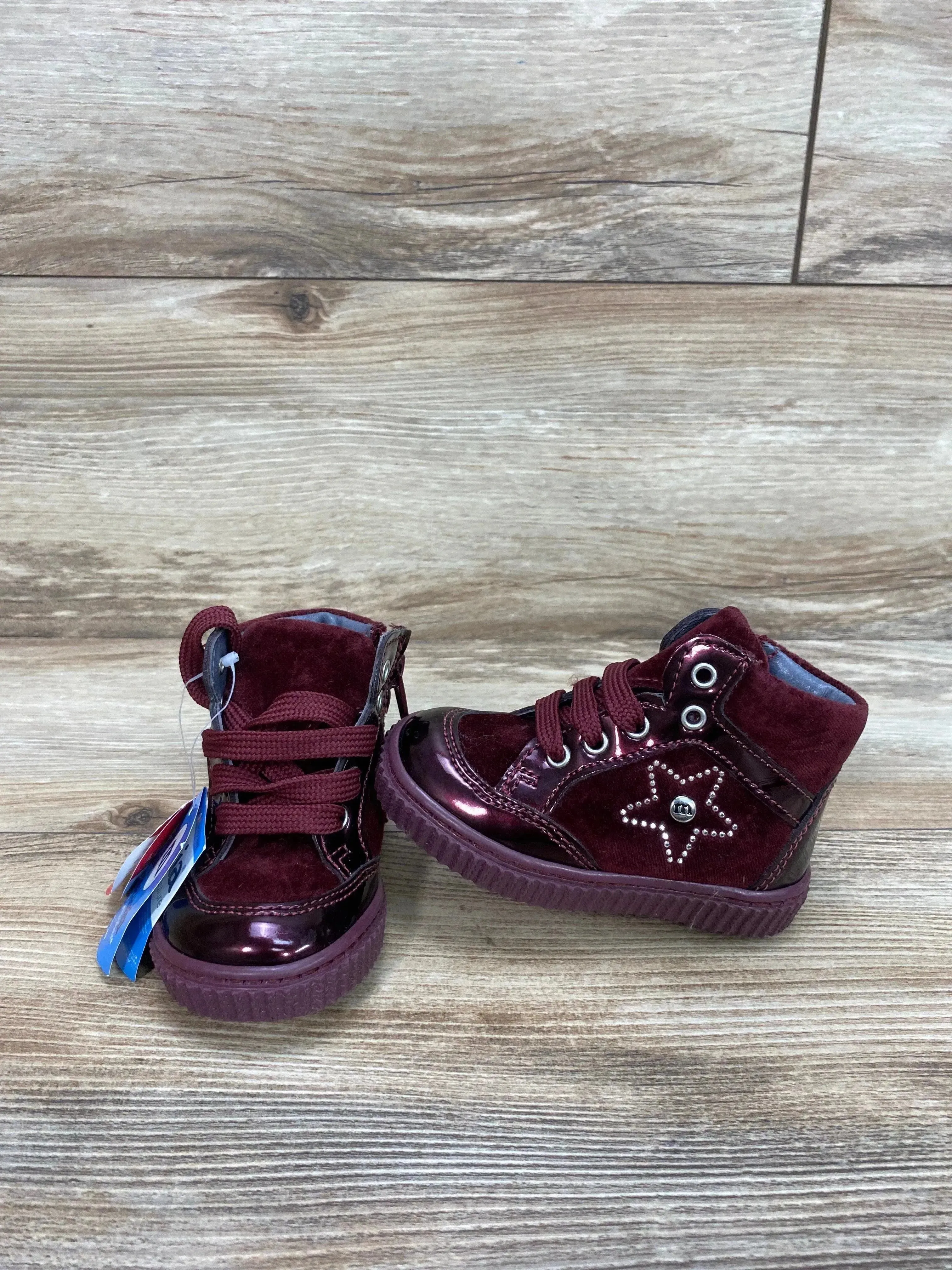 NEW Melania High Top Sneakers Red sz 5c-