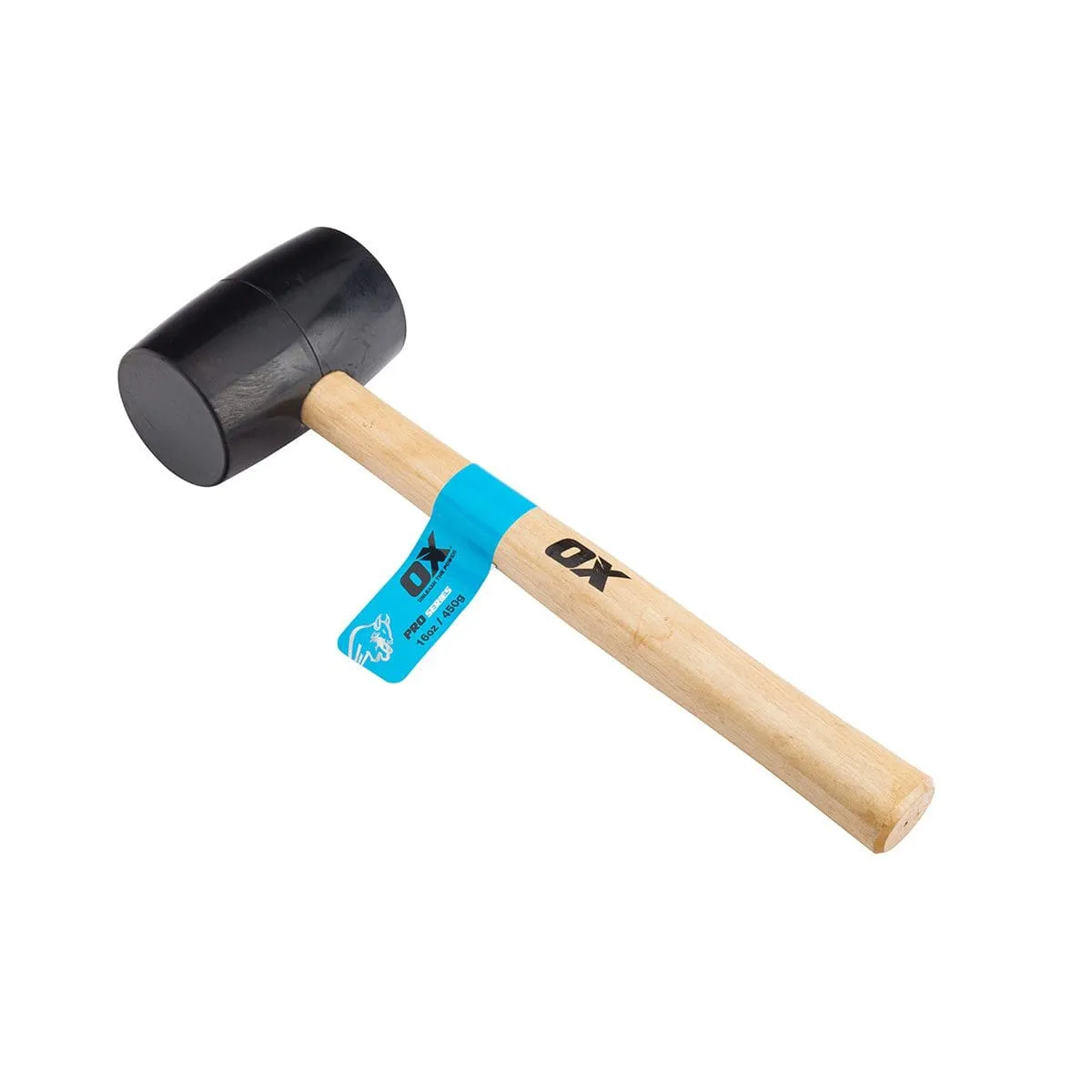 OX Trade Black Rubber Mallet 32oz