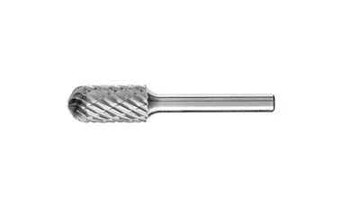 PFERD 28001 Carbide Bur | 1/2" Diameter | SCTI SC-5 | Cylindrical Shape C with Radius End | OMNI Cut | 1/4" Shank