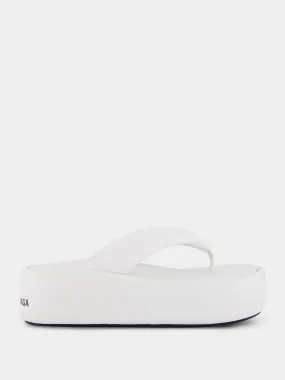Platform Thong-Strap Sandals