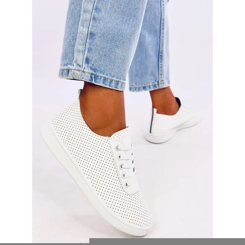 Ponts All White openwork sneakers