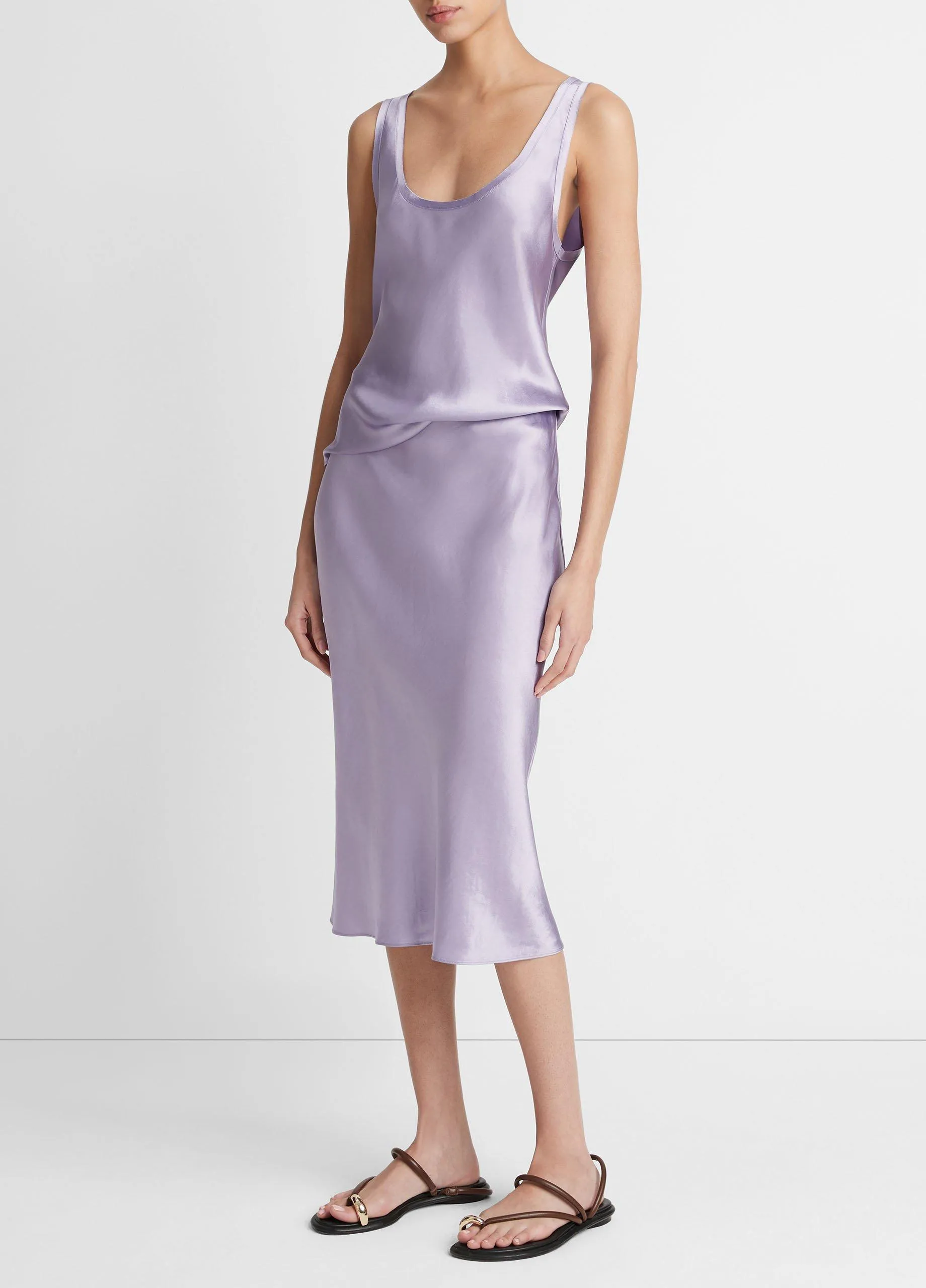 Satin Slip Skirt