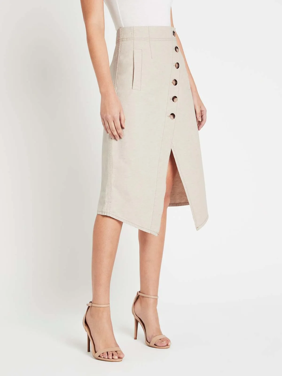 Savannah Skirt - Creamy Beige