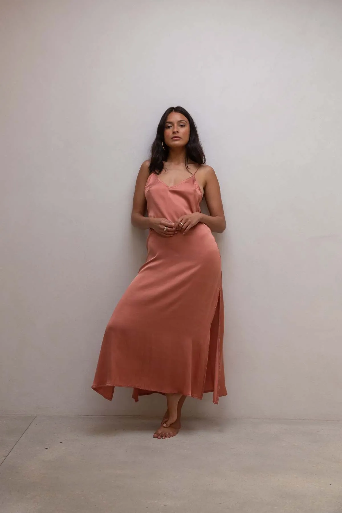 SILK SLIP DRESS